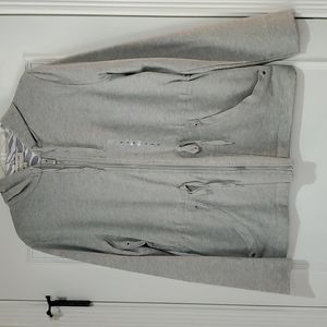 Gray zipper sweatshirt